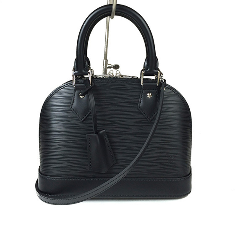 Louis Vuitton Epi Alma BB Noir 2way Handbag